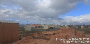 Fundação com vigas baldrame, formas e armadura executadas em obra