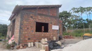 Residência unifamiliar de 188 m² em fase de alvenaria estrutural